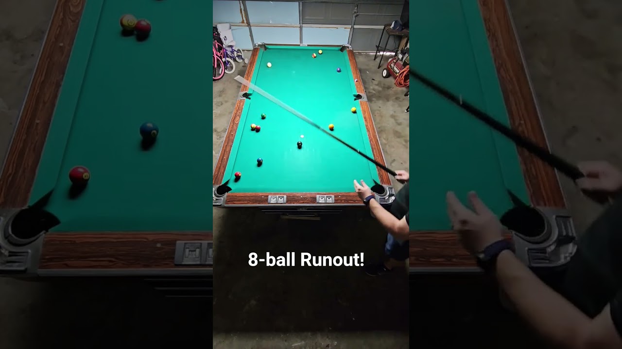 Image of video the Another day.. Another Runout! 8-ball #runout #8ballpool #tiltproofbilliards 21