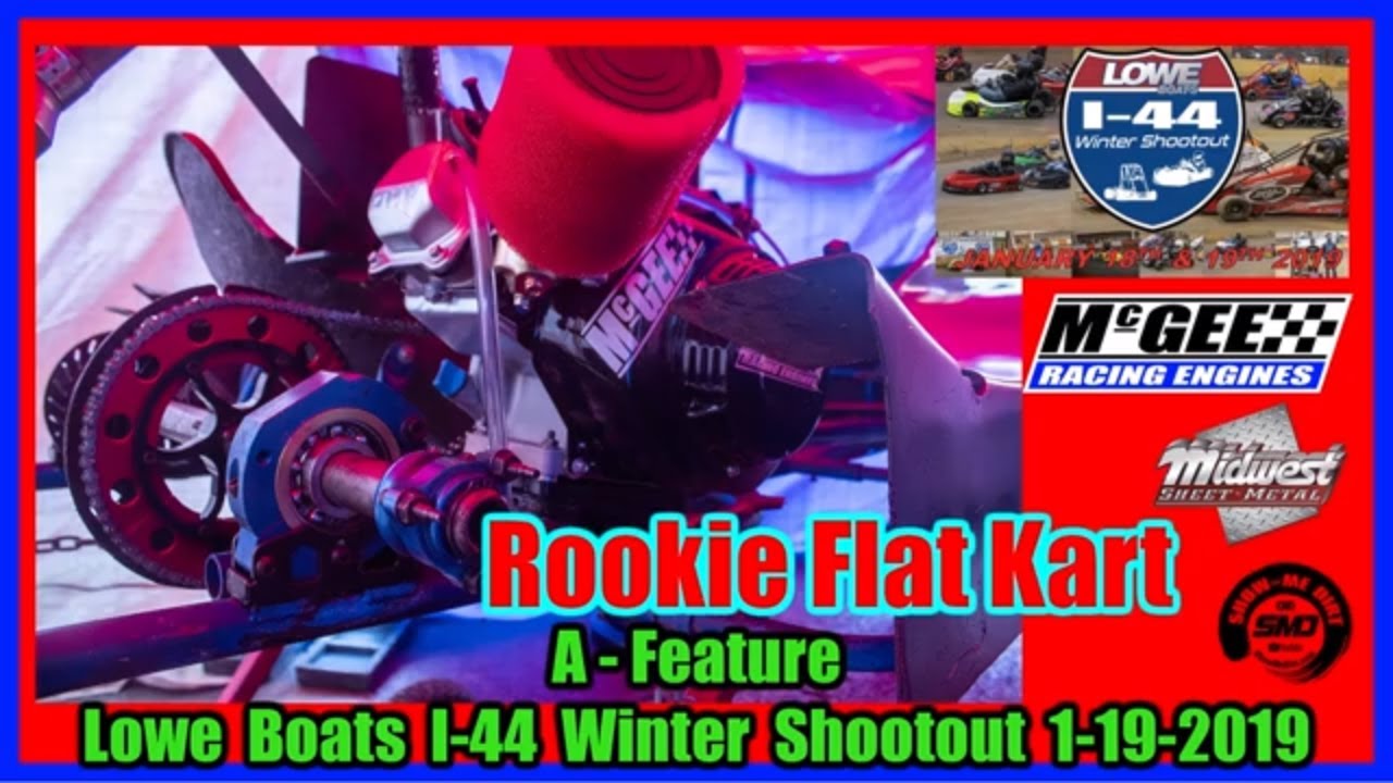 S03➜E116 Rookie Flat Kart - A-Main #2 Lowe Boats I-44 Winter Shootout 1-19-2019