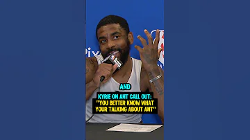 Kyrie had 24 Points in the 1st Half with ANT as his main matchup!😭