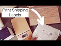 HOW I PRINT MY LABELS FOR MY AT HOME ONLINE SMALL BUSINESS