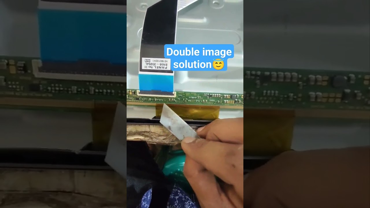 samsung 32 inch led double image problem solution #tvrepair #laptoprepairing