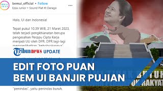 RESPONS PUBLIK seusai BEM UI Edit Tubuh Puan Jadi Tikus karena Sahkan UU Cipta Kerja: Keren, Berani!