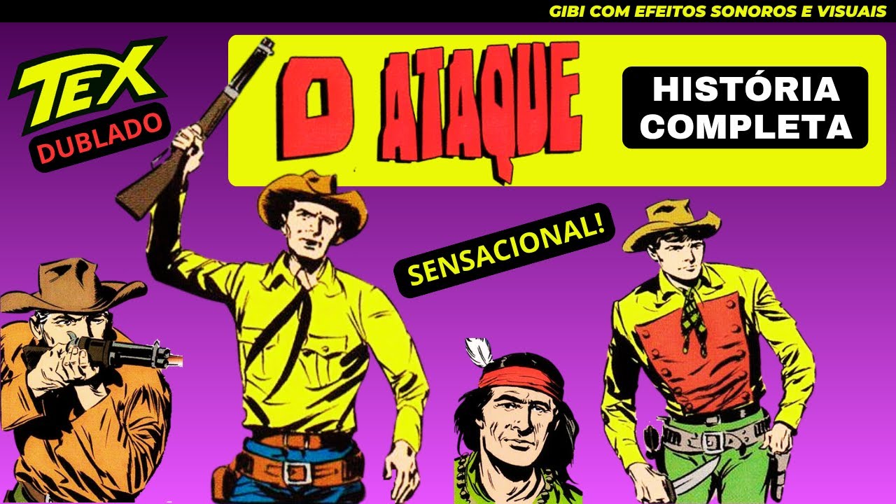 Tex Willer | O Ataque💥 | História Incrível | Gibi Narrado e Dublado