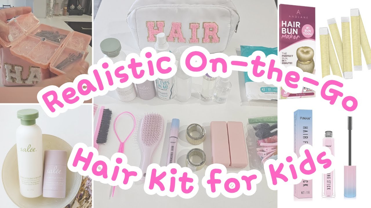 🎀🎀🎀Back to School Hair Kit for Kids | On-the-Go Essentials for Quick Hairstyles Anywhere!