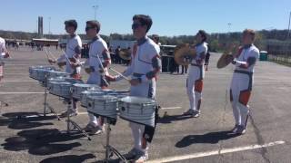 Milton High School Drumline 2016 "Dub Dawg" In the Lot