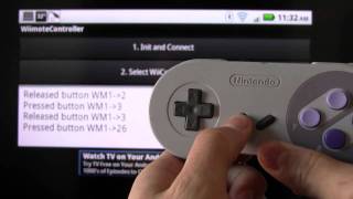 Bluetooth SNES/Wii Emulator Controller for Droid X