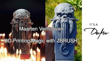 EP 26  | HOW TO 3DPRINT FROM ZBRUSH | Maarten Verhoeven feat DarMar