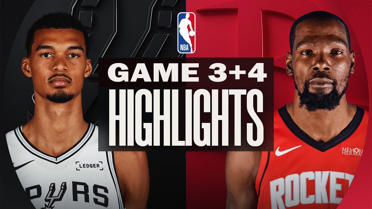 San Antonio Spurs vs Houston Rockets Game 3RD + 4TH Highlights - March 08,2026 | NBA