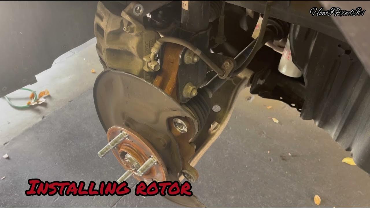 2016 Honda Odyssey Brake Service/Replacing Brake Pads And Rotors On A