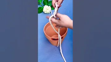 How To Hang A Flower Pot With A Rope 