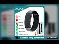 VALDUS 2026 New VITRO NO Screen Smart Bracelet ECG SOS Heart Rate Blood Pressure Sports Fitness Wate