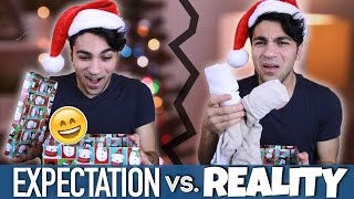 CHRISTMAS GIFT REACTIONS: EXPECTATION VS. REALITY | Daniel Coz