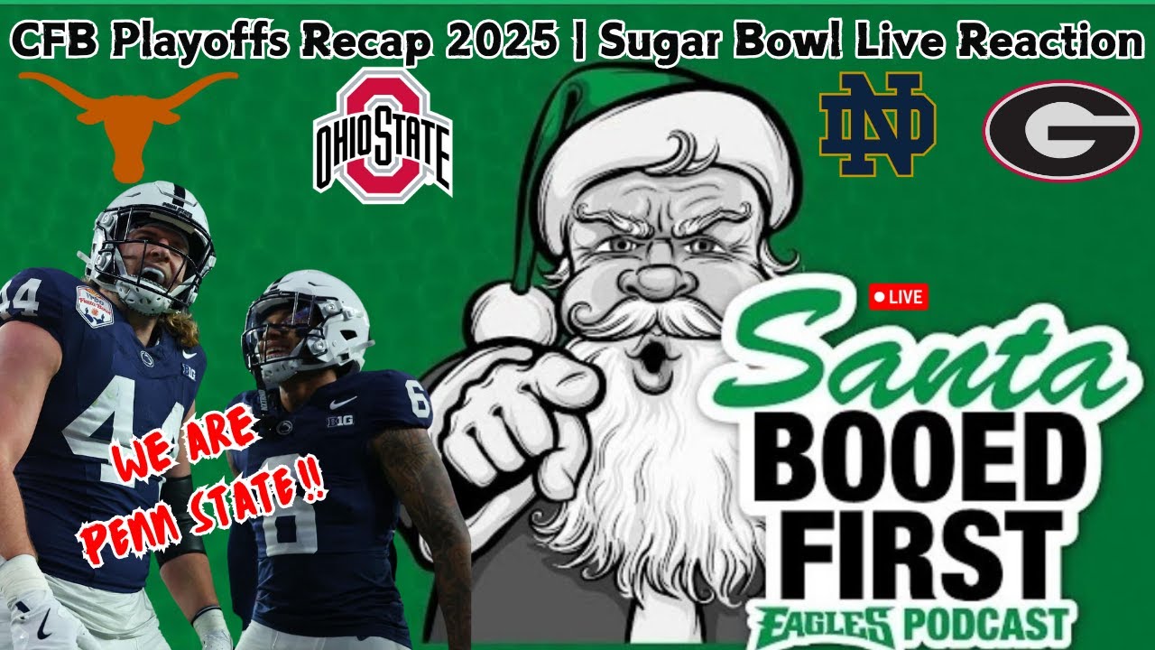 College Football Quarterfinal Playoff Recap | ND vs UGA Sugar Bowl 2025 ...