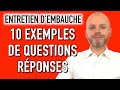 SIMULATION ENTRETIEN D’EMBAUCHE - 10 EXEMPLES DE RÉPONSES... PARLEZ MOI DE VOUS, PRÉSENTEZ-VOUS