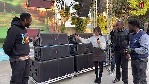 T.I Audio LA-2122&LA-218 double 12 inch 2 way line array system introduction