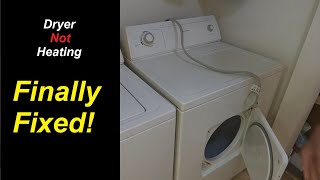 Dryer Won't Heat & Keeps Burning Out Heat Elements  Finally Fixed!