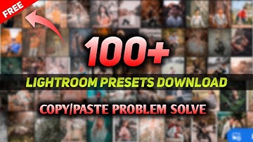 Lightroom Presets copy & Paste Setting Problem Solved|Lightroom Xmp Presets - Saha Social