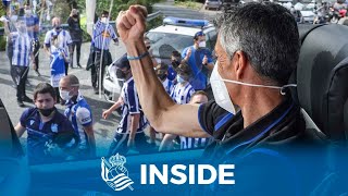 INSIDE | Emocionante salida del equipo de Zubieta | Copa del Rey | Real Sociedad