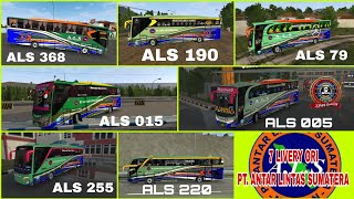 Terbaru 7 LIVERY ORI PT. ALS BODY HD & SHD 📌 BUS MEDAN ↔️ PART 26 screenshot 5