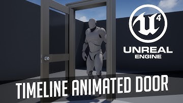 Animate with Timeline - Open & Close Door Part 2 - Unreal Engine 4 Tutorial