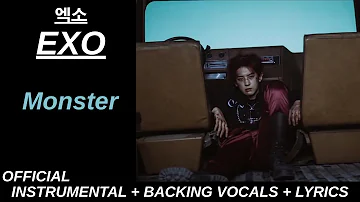 EXO 엑소 'Monster' Official Karaoke With Backing Vocals + Lyrics