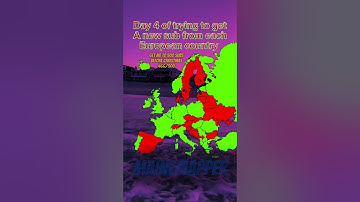 day 4 of trying to get a new sub from each European country #fyp #geography #mapping #europe #map
