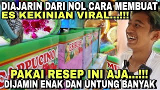 CARA  MEMBUAT ES KEKINIAN PALING LARIS DAN ENAK  SIMPEL UNTUNG BANYAK ! IDE USAHA ES VIRAL TERBARU !