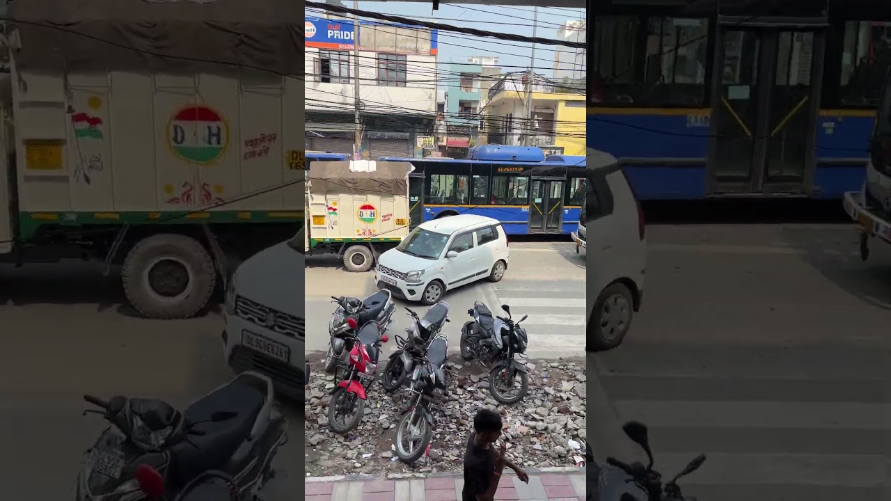 Najafgarh Thana Road jaam dusre raste se jaaye