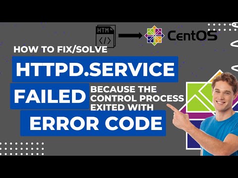 httpd service failed because the control process exited with error code || apache/httpd centos error