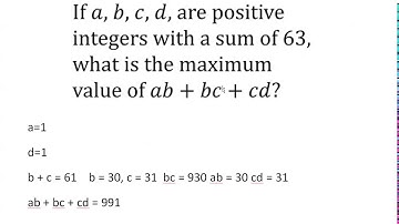 Problem Solving - Maths Olympiad Question