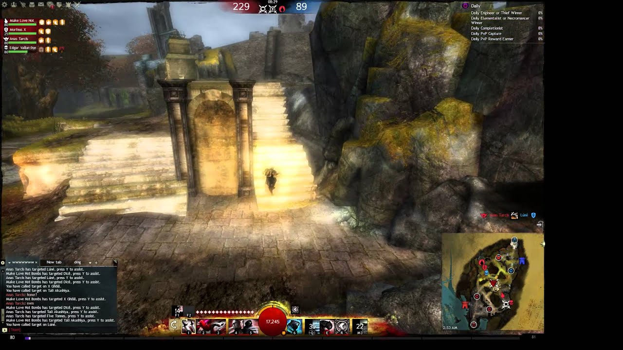 Guild Wars 2: thief pvp featuring tarcis and 5gauge