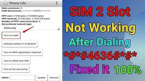 SIM 2 Slot not Working Problem Solved | SIM SLOT Not Showing after dialing