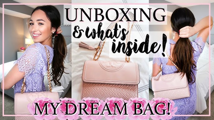✨Tory Burch Fleming Small UNBOXING + What FITS in the Bag +