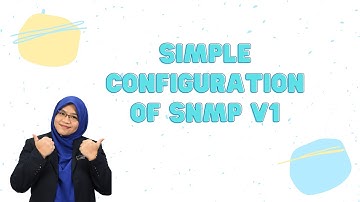 Simple Configuration of SNMPv1 in Packet Tracer