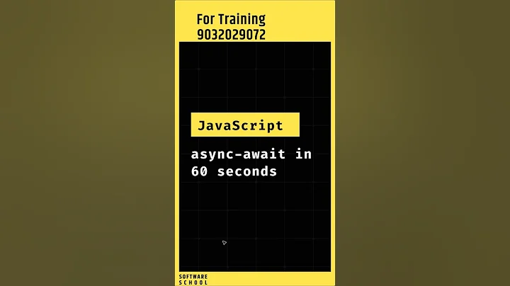JavaScript Tutorial In Telugu: Async-Await Explained | ReactJS Tutorial For Beginners #coding #js thumbnail