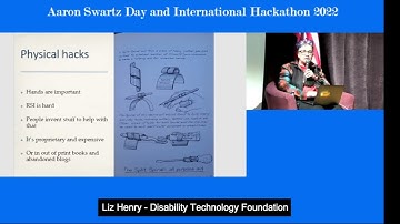 Liz Henry - Aaron Swartz Day 2022