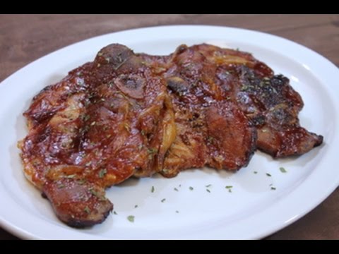 Oven Baked Barbecue Pork Chops - Easy Recipe - I Heart Recipes