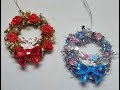 DIY~ Beautiful & Inexpensive D.T. Mini Garland Ornament Wreaths!