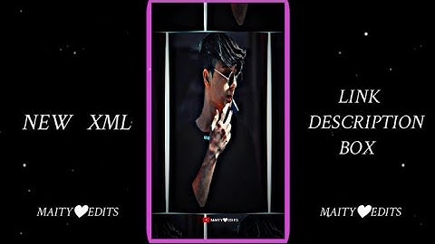 New attitude Xml file👿🖤trend effect alight motion😎 #xml #alightmotion #attitude #maityedit77