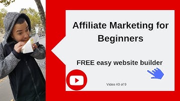 ⏩ Affiliate marketing for beginners 🛠  FREE easy website builder 3 of 9