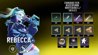 WuWa X Cyberpunk Collab Rebecca Pre-Farming Guide Ascension/Skills/Weapon #wuwa #cyberpunk