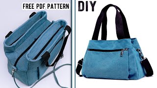 DIY Denim Triple Bag Tutorial Popular Design