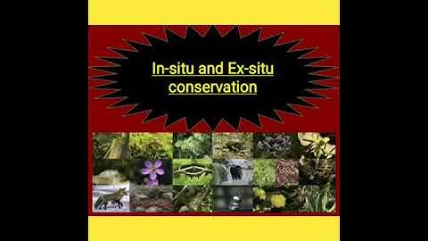 CONSERVATION ECOLOGY (PART-4)