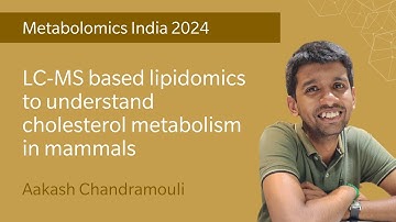 LC-MS based lipidomics to understand cholesterol metabolism in mammals
