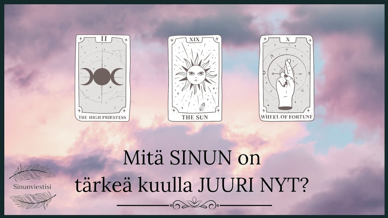 🩷 Mitä SINUN on tärkeä kuulla JUURI NYT? 🩷 | Ajaton korttinosto | Sinunviestisi 