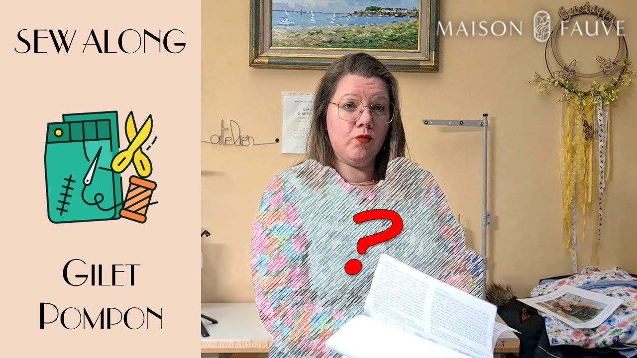 J'ai cousu le gilet Pompon de Maison Fauve