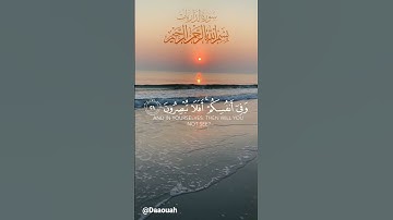 سورة الذاريات الآية 20 - 21 -22 من القرآن الكريم.