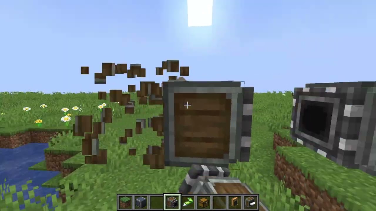 Авто ферма бамбука с модом create