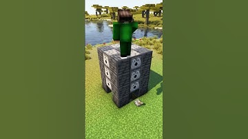 Coolest Defense Tower in Minecraft! #shorts
