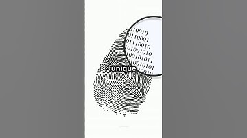 Why Your Fingerprints Are Unique! 🔍 #fingerprint #uniqueid #sciencefact #shorts